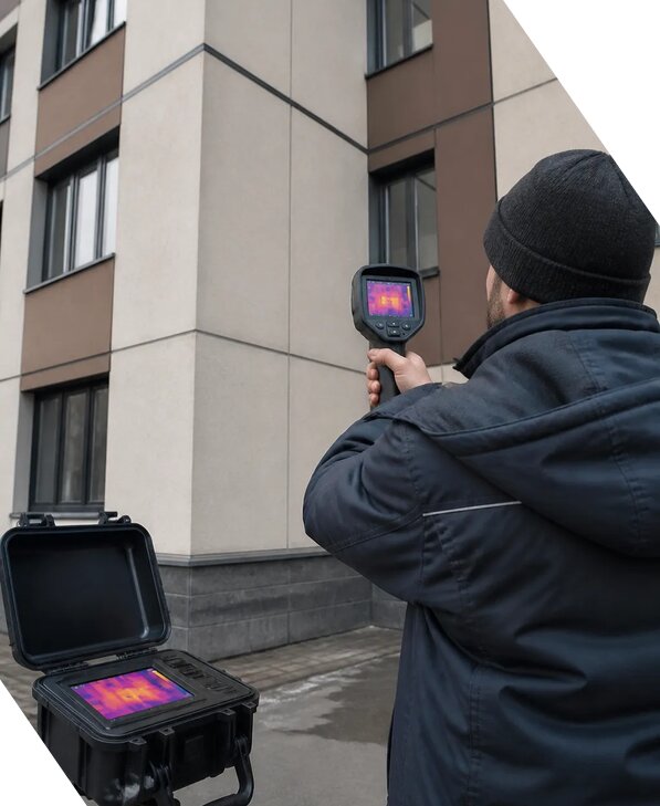 Тепловизионное обследование зданий и сооружений в Сосновом Боре
