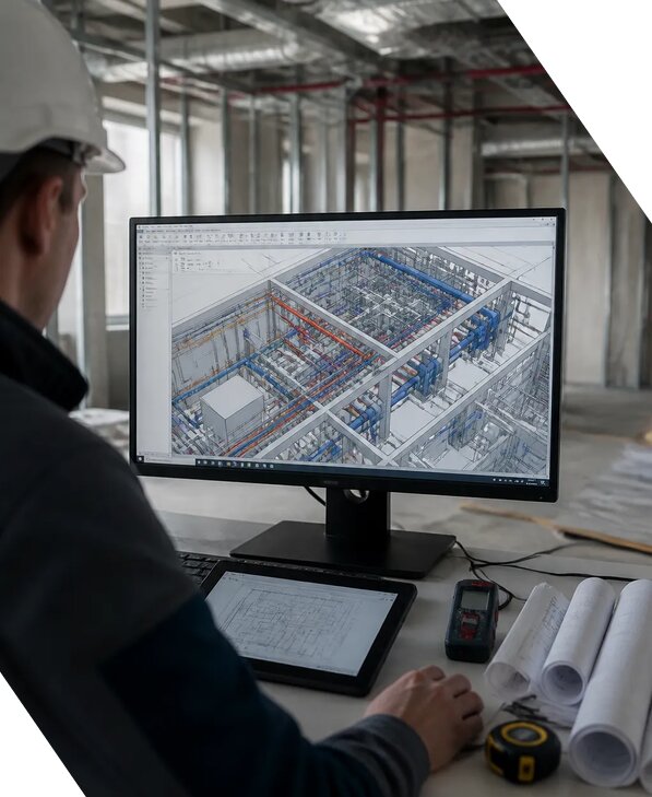 Создание BIM модели инженерных сетей для объектов в Сосновом Боре